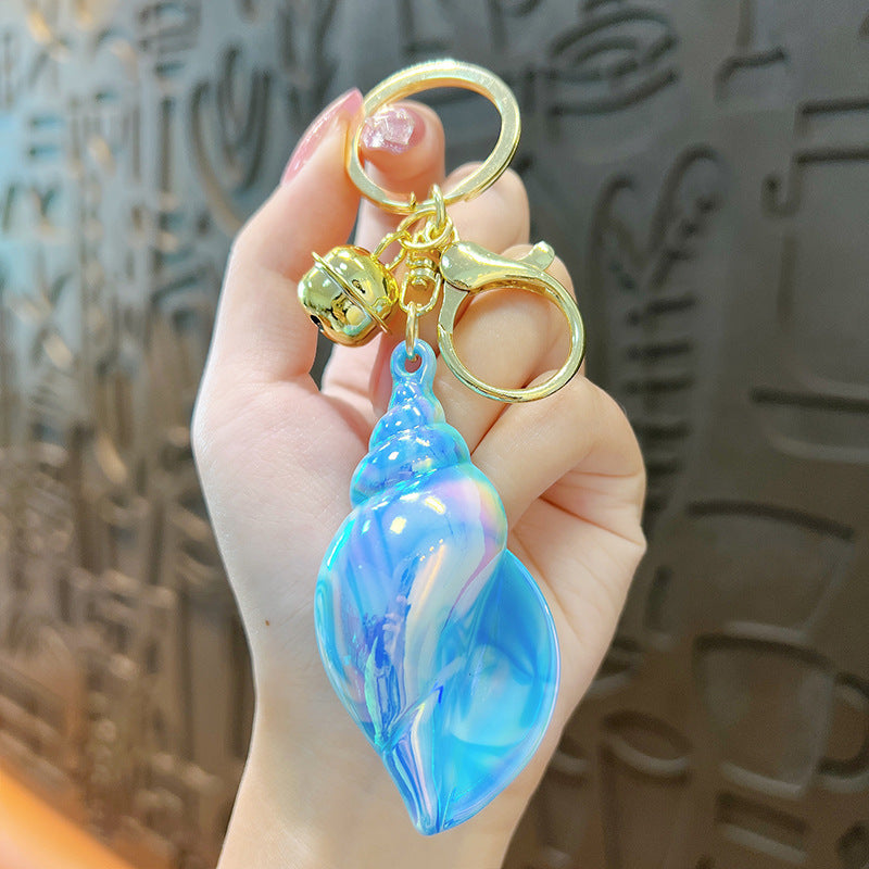 Wholesale Colored Conch Acrylic Keychains